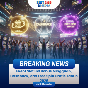 Event Slot369 Bonus Mingguan, Cashback, dan Free Spin Gratis Tahun 2026